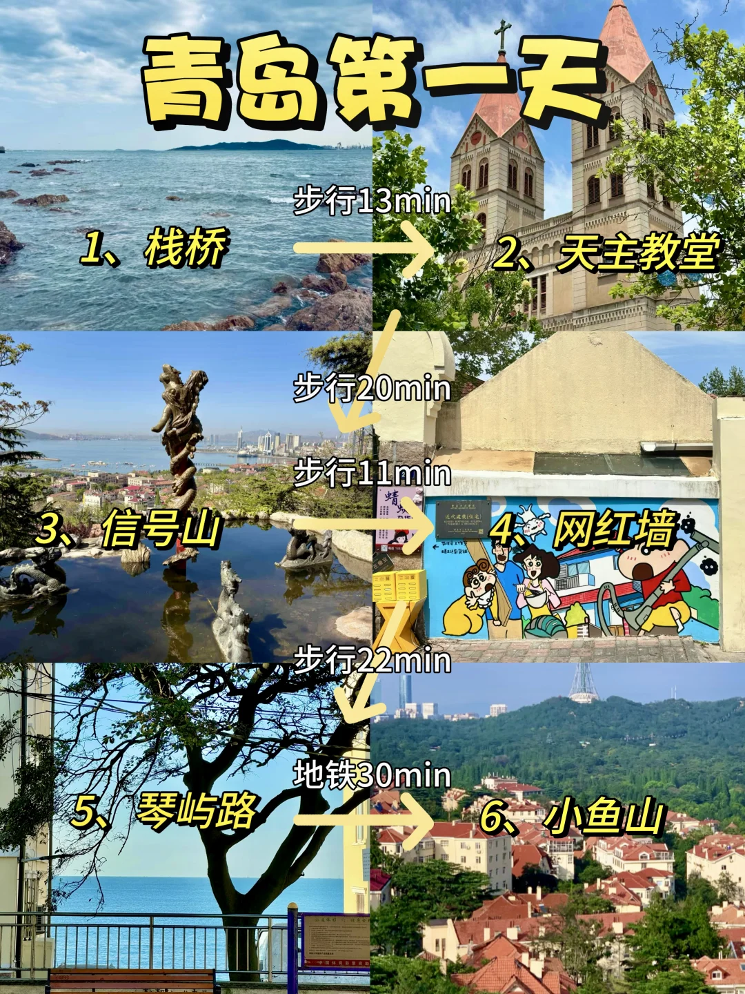 青岛3天2晚正确玩法🥹不绕路行程➕景点指南！