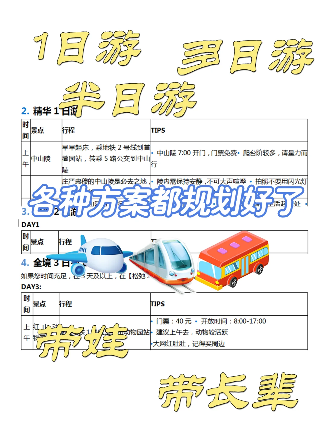 南京3万字超全攻略，土著教你花小钱玩的值！