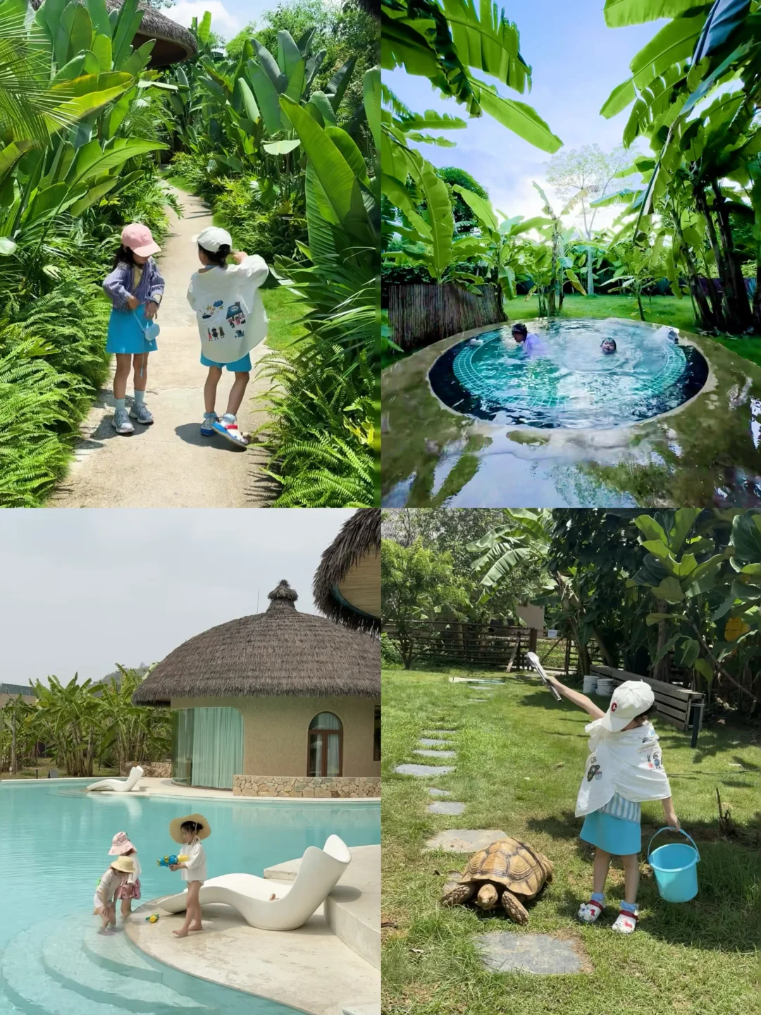 在三亚和崇左间选了崇左，娃玩的不想回家😭