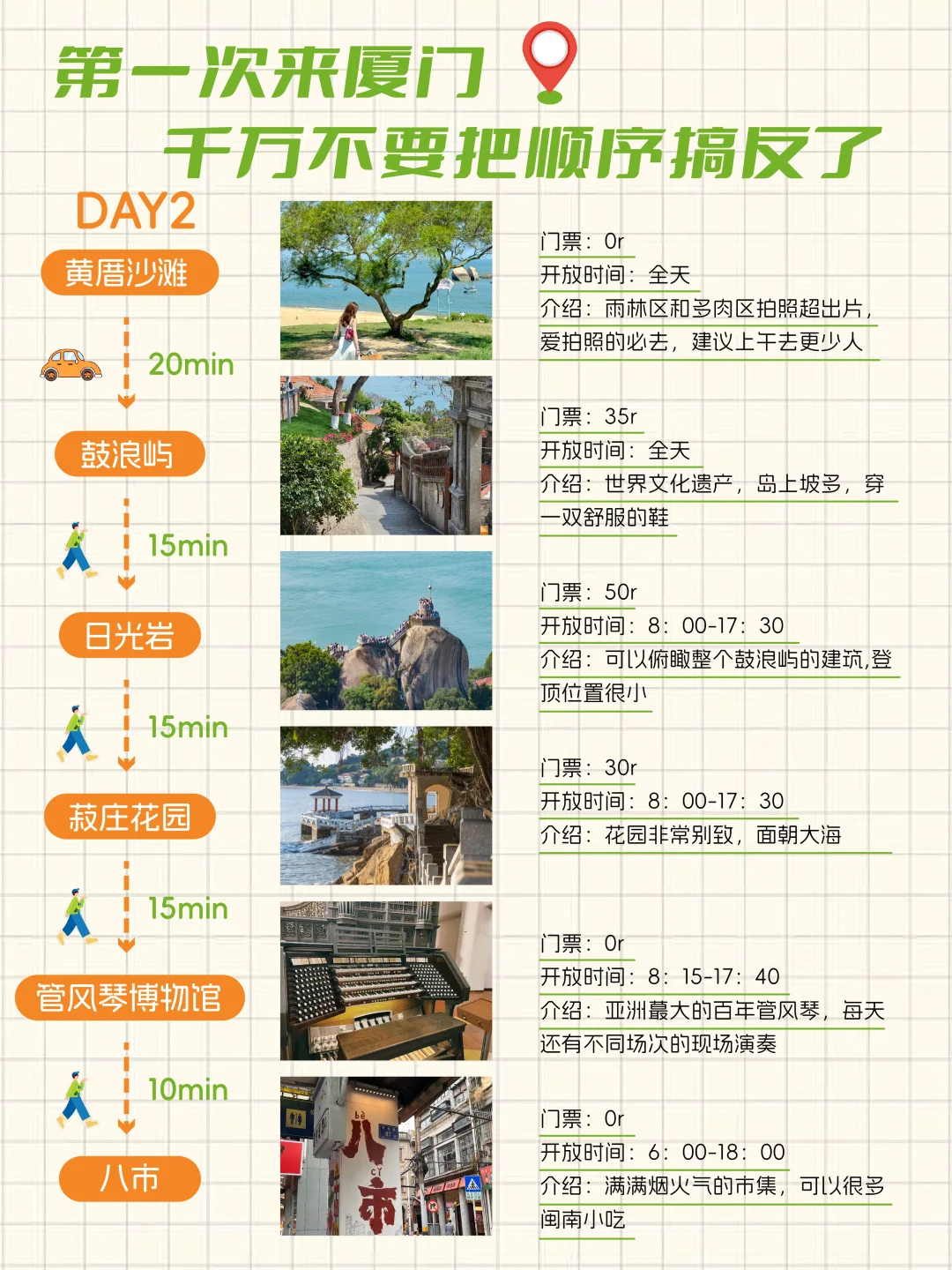 厦门｜3天2晚热门景点游玩攻略🗺欢迎提问～