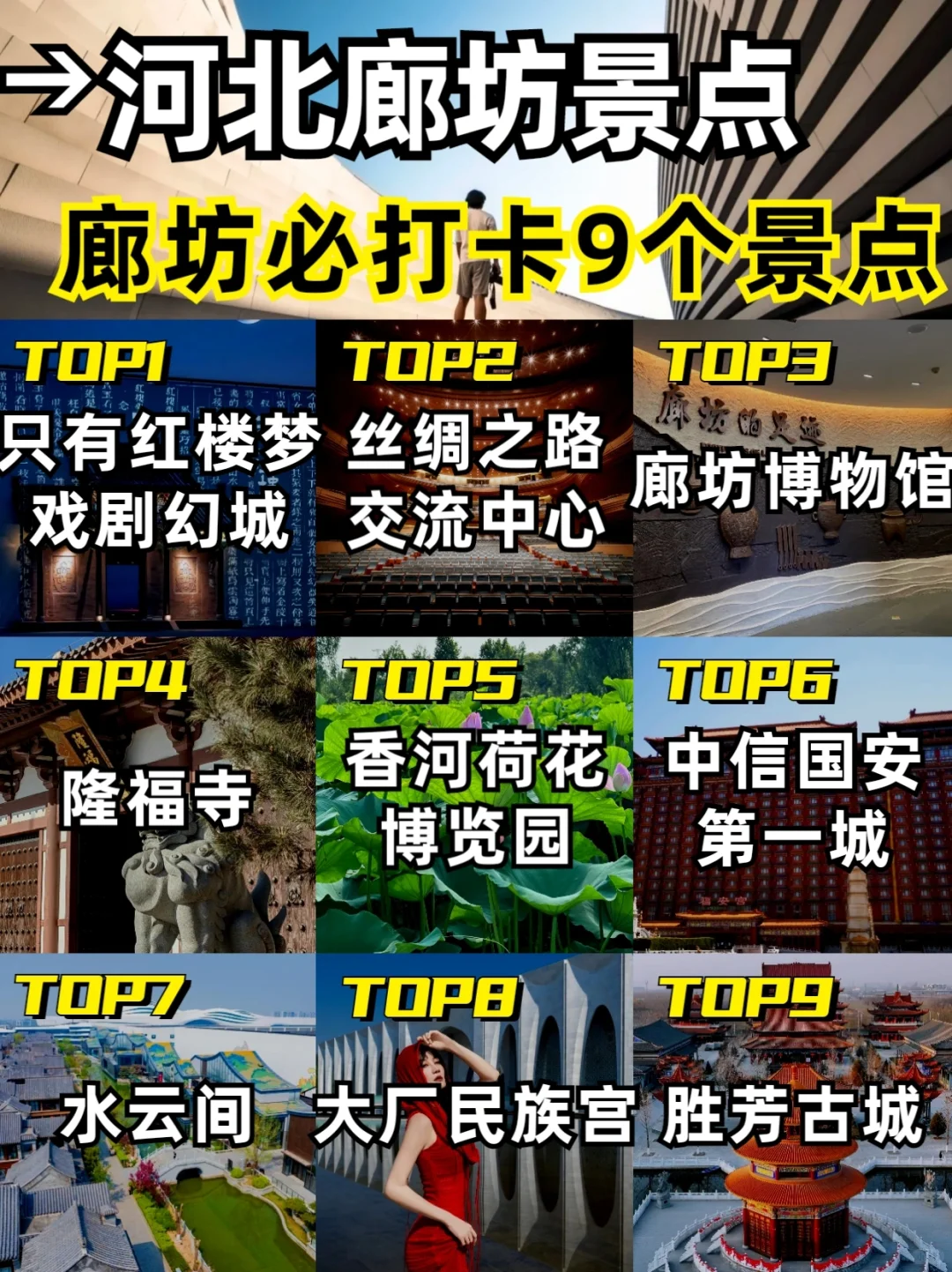 京津冀周末游の廊坊必打卡景点攻略收藏吧