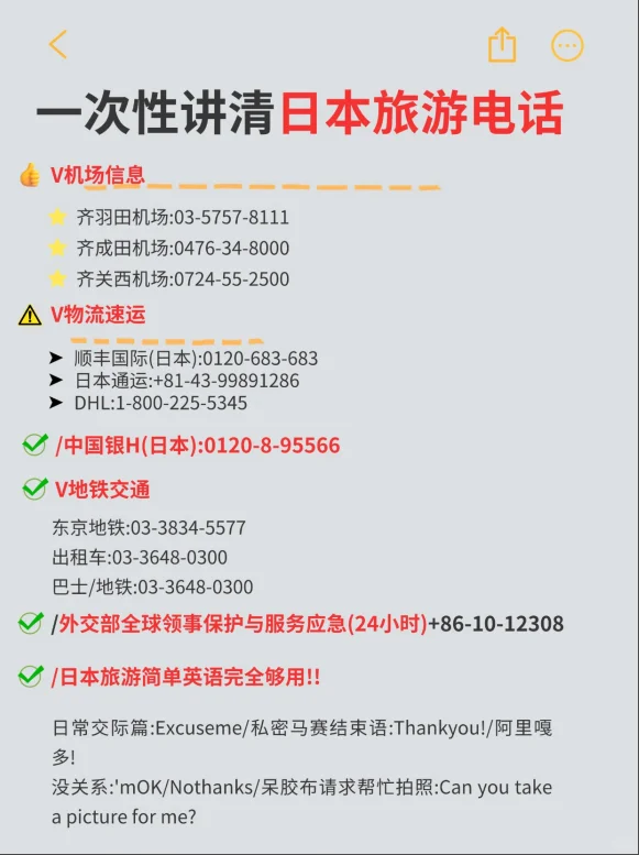 赴日电话/日本旅游紧急号码全攻略