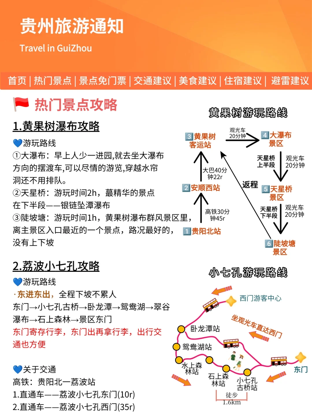 贵州旅游通知！幸好提前看到😭找不到更全