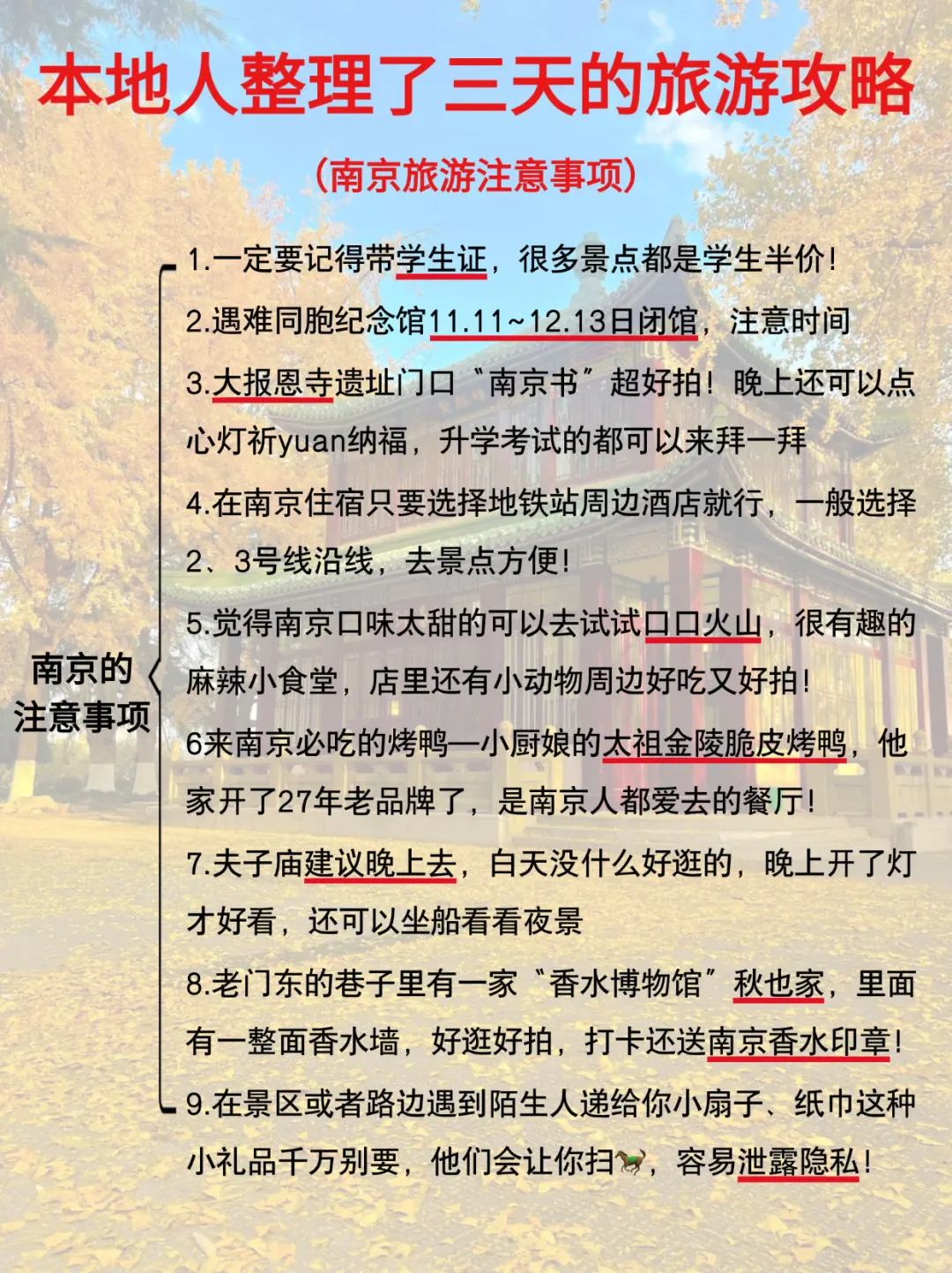 超全❗️南京“本地人”做的保姆级旅游攻略❗️