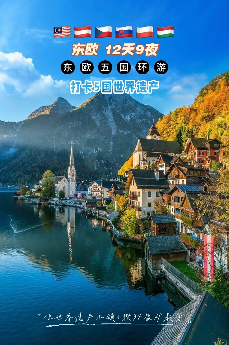 🇲🇾🇦🇹🇨🇿🇸🇰🇵🇱🇭🇺 东欧五国环游 🔥