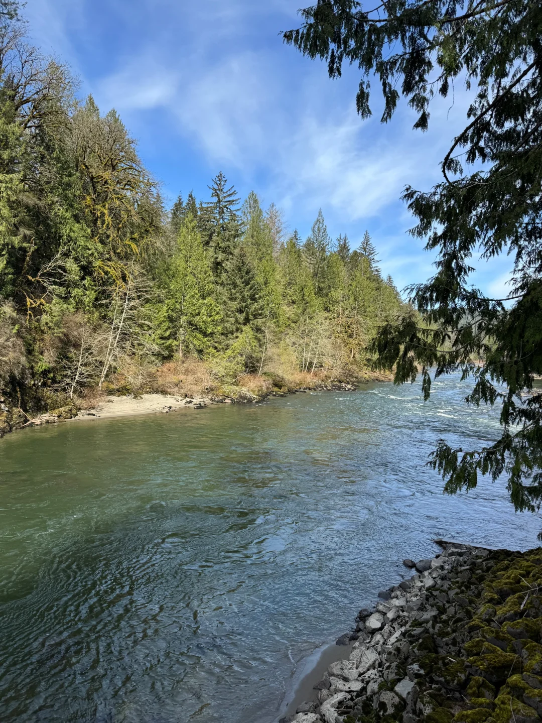 西雅图Snoqualmie瀑布