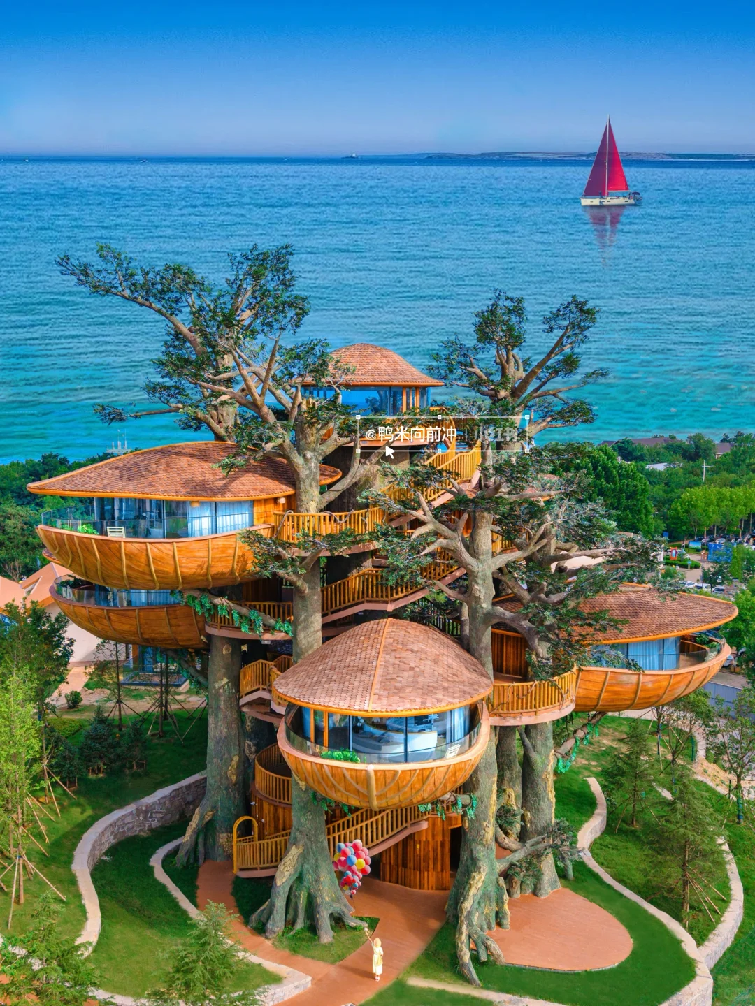 为这个宫崎骏🌳树屋‼️我打高铁冲了趟山东…
