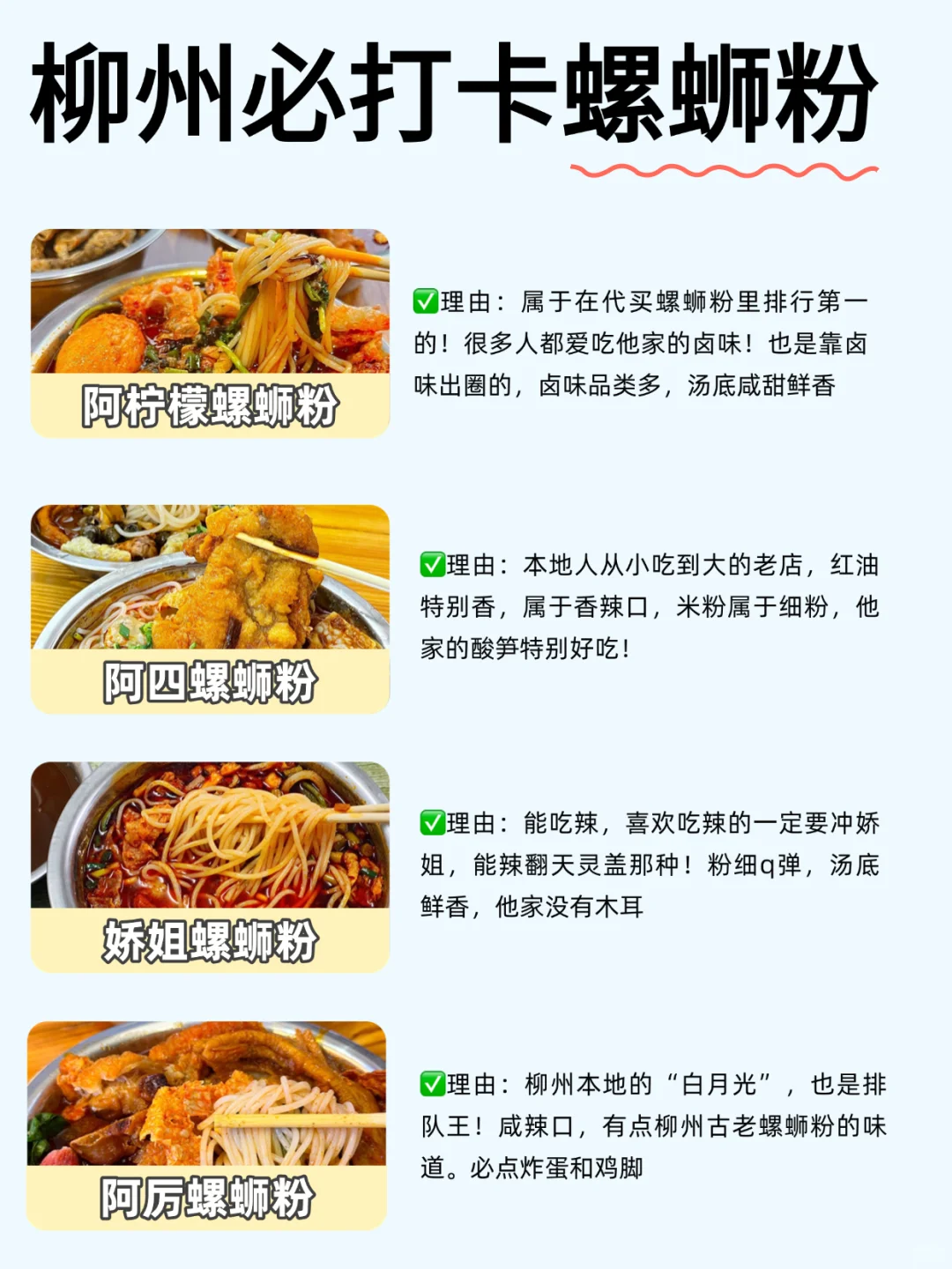 柳州旅游攻略‼️柳州必吃美食‼️感谢本地人