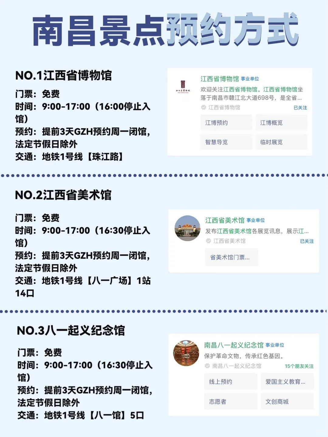 终于有人把南昌路线说清楚了！！（附游玩路线）