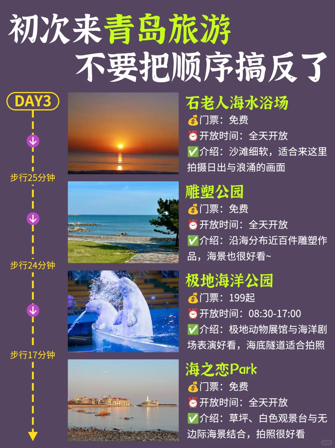 女大🚗独闯青岛 | 3天不绕路旅游攻略