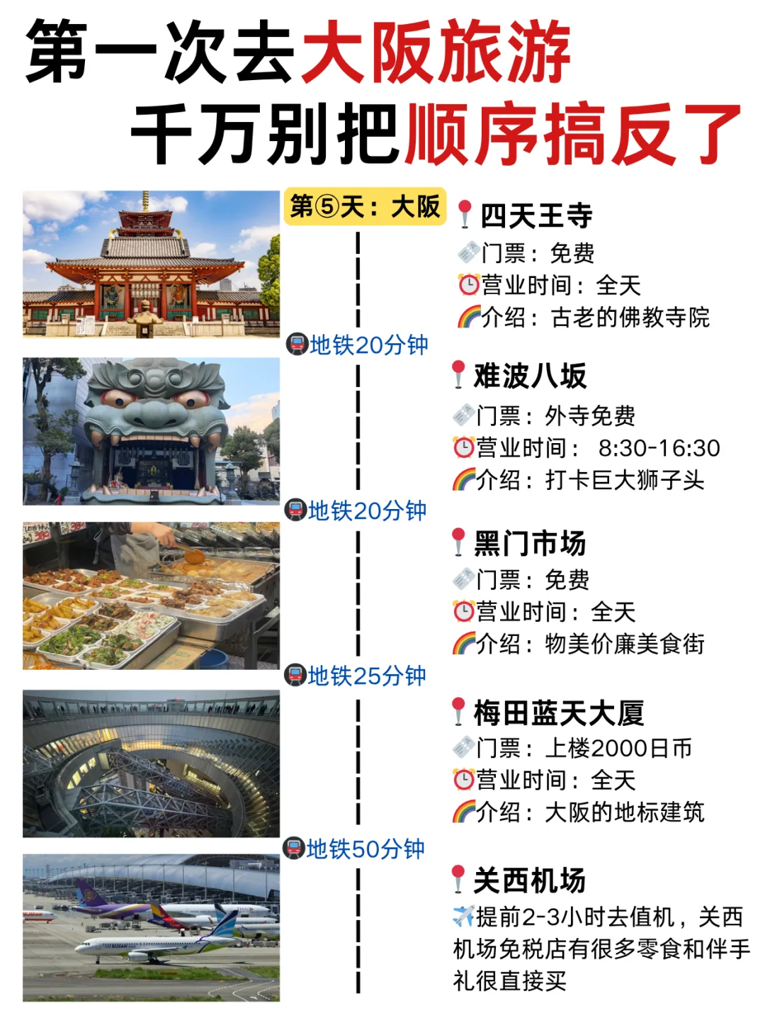 第1️⃣次去大阪旅游😉不带脑子的攻略版