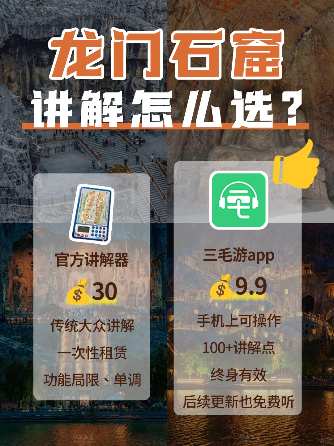 我猜80%的游客都不知道龙门石窟的讲解…