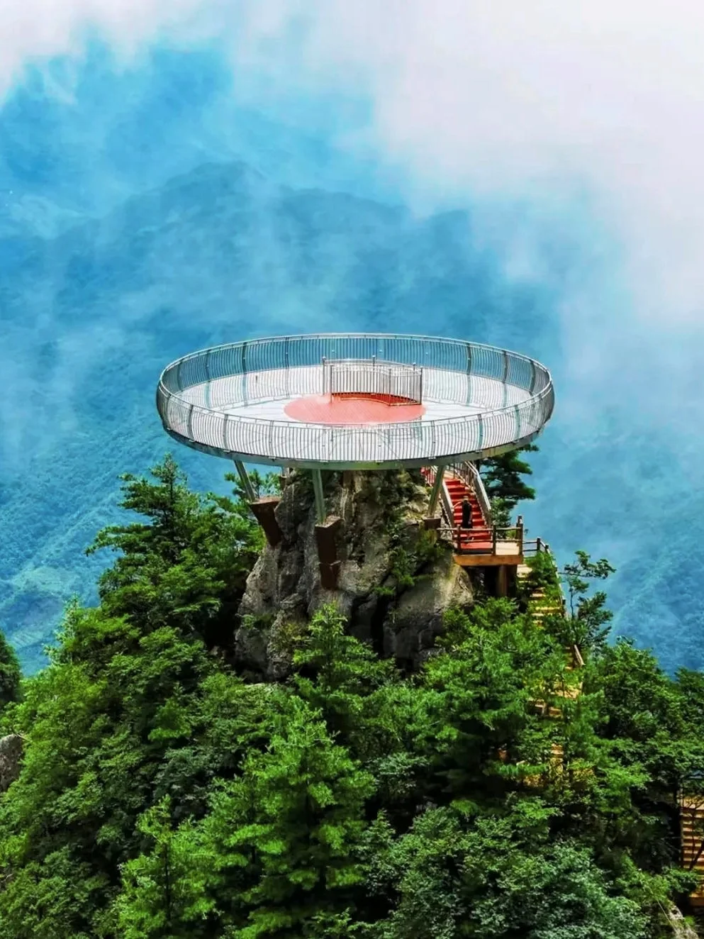 西安1.5h直达🚕无痛爬山！邂逅云海仙境！