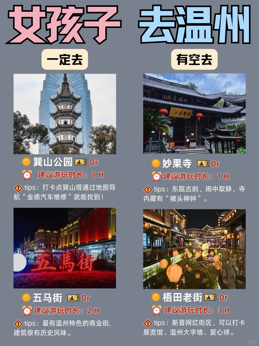 去温州游玩攻略，不踩雷‼️