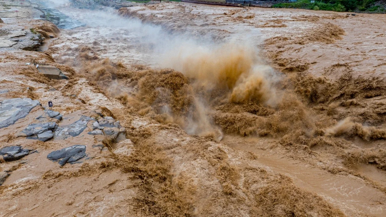 #陕西壶口瀑布90版50元人民币#﻿ ﻿#陕西壶