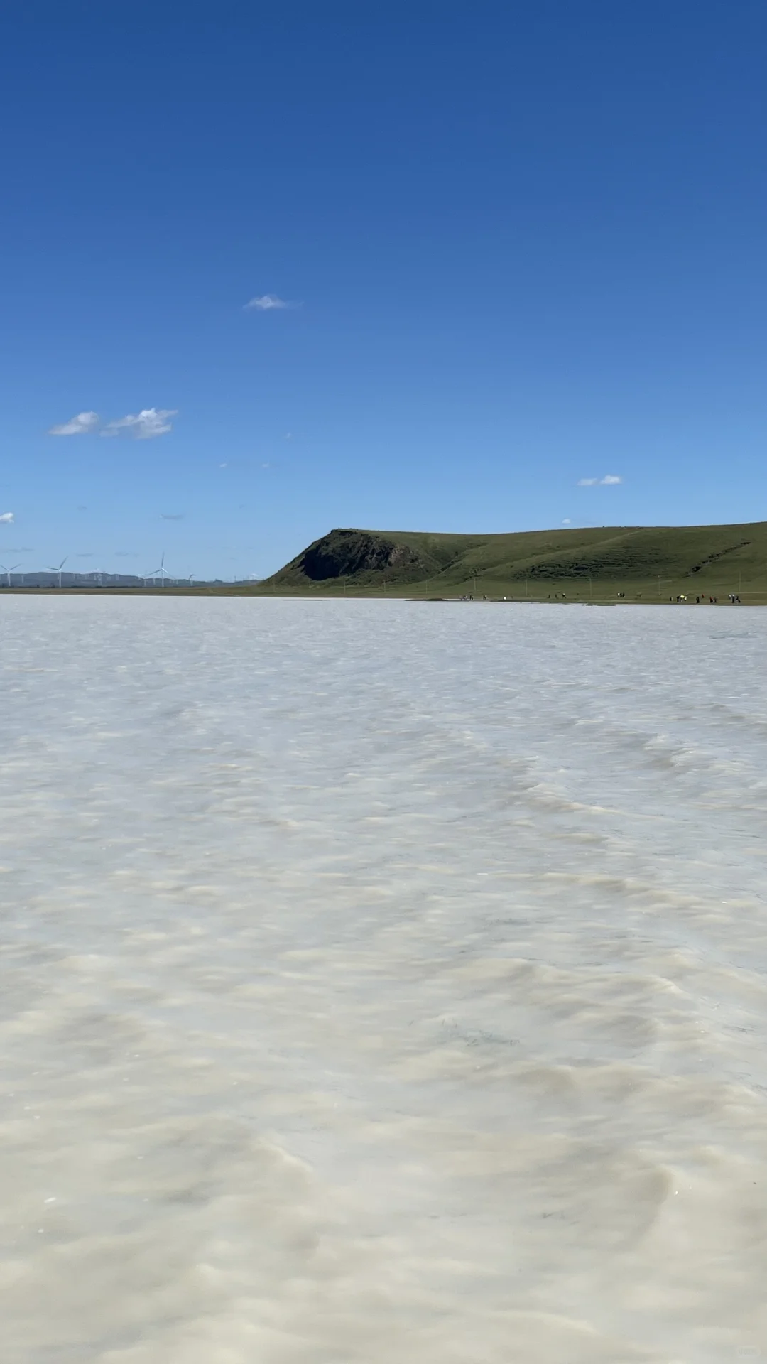 后悔才来！牛奶湖真的很白啊！！