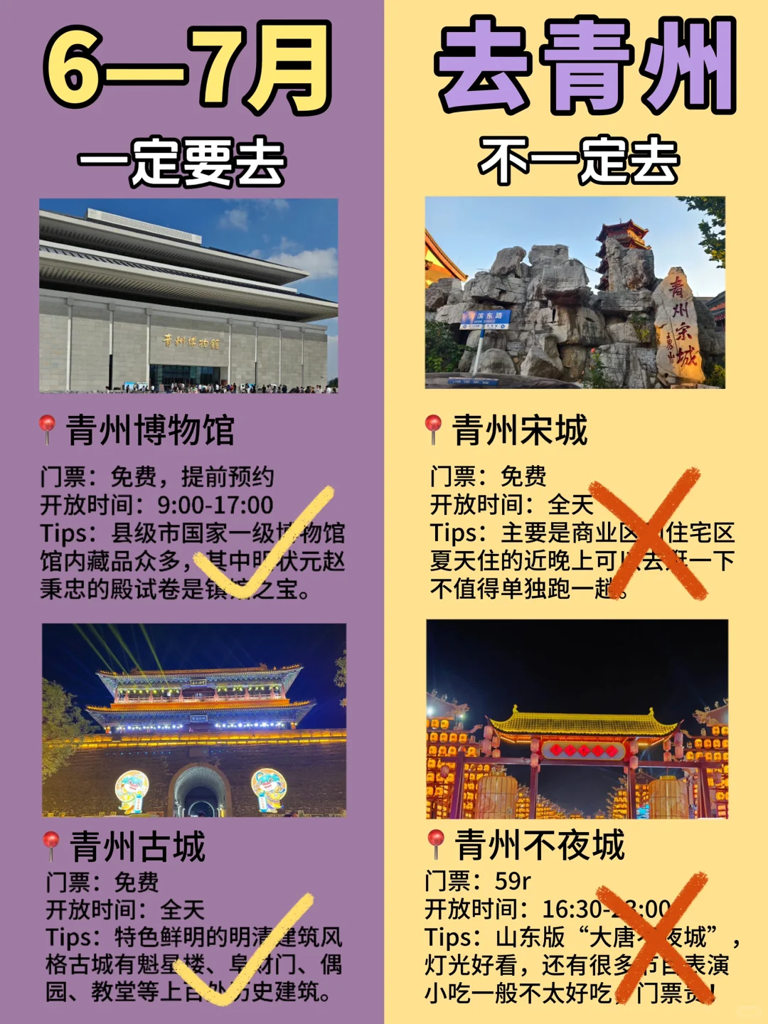 6-7月青州旅游攻略！