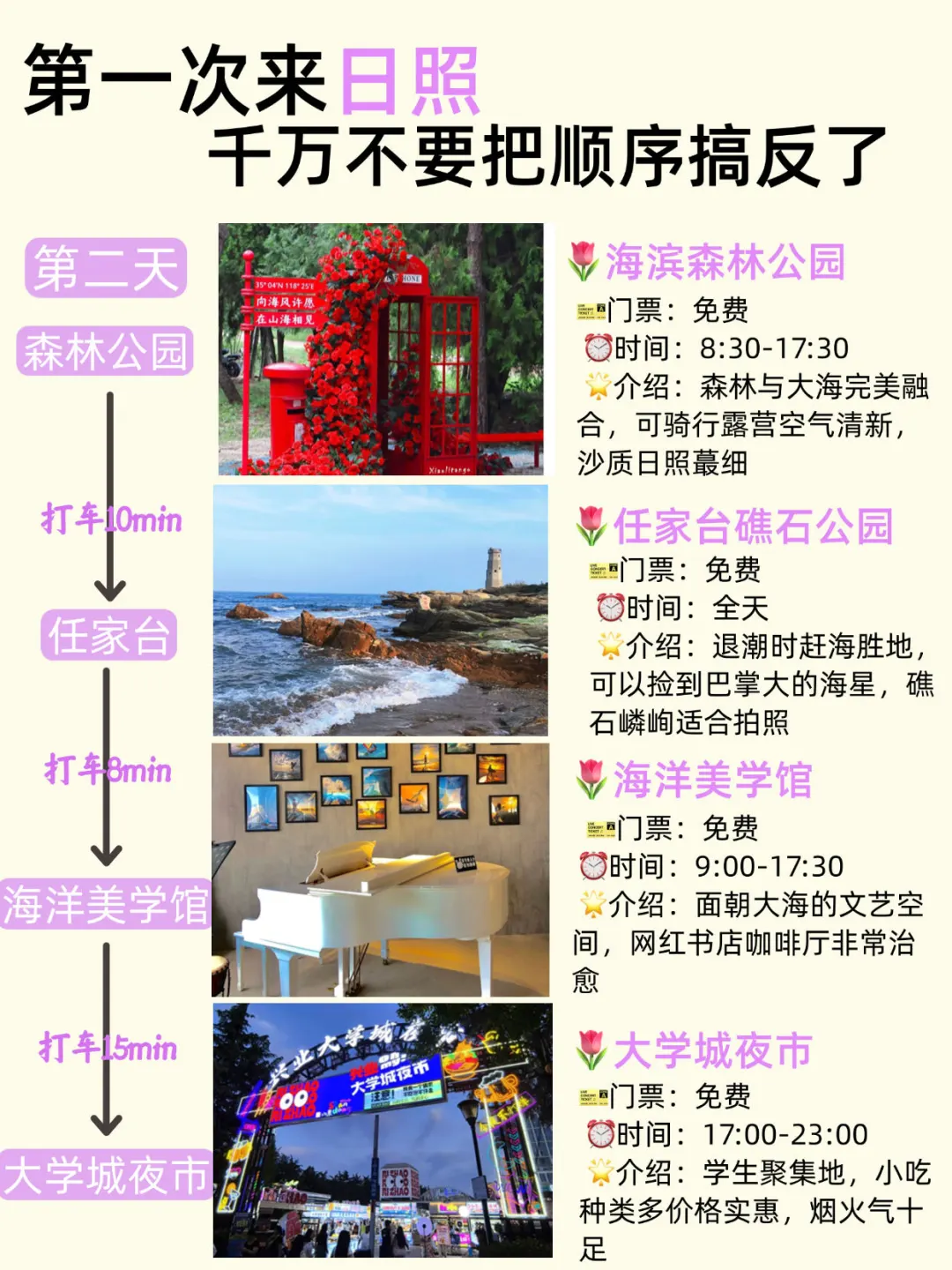 第一次来日照，千万别把顺序搞反了！