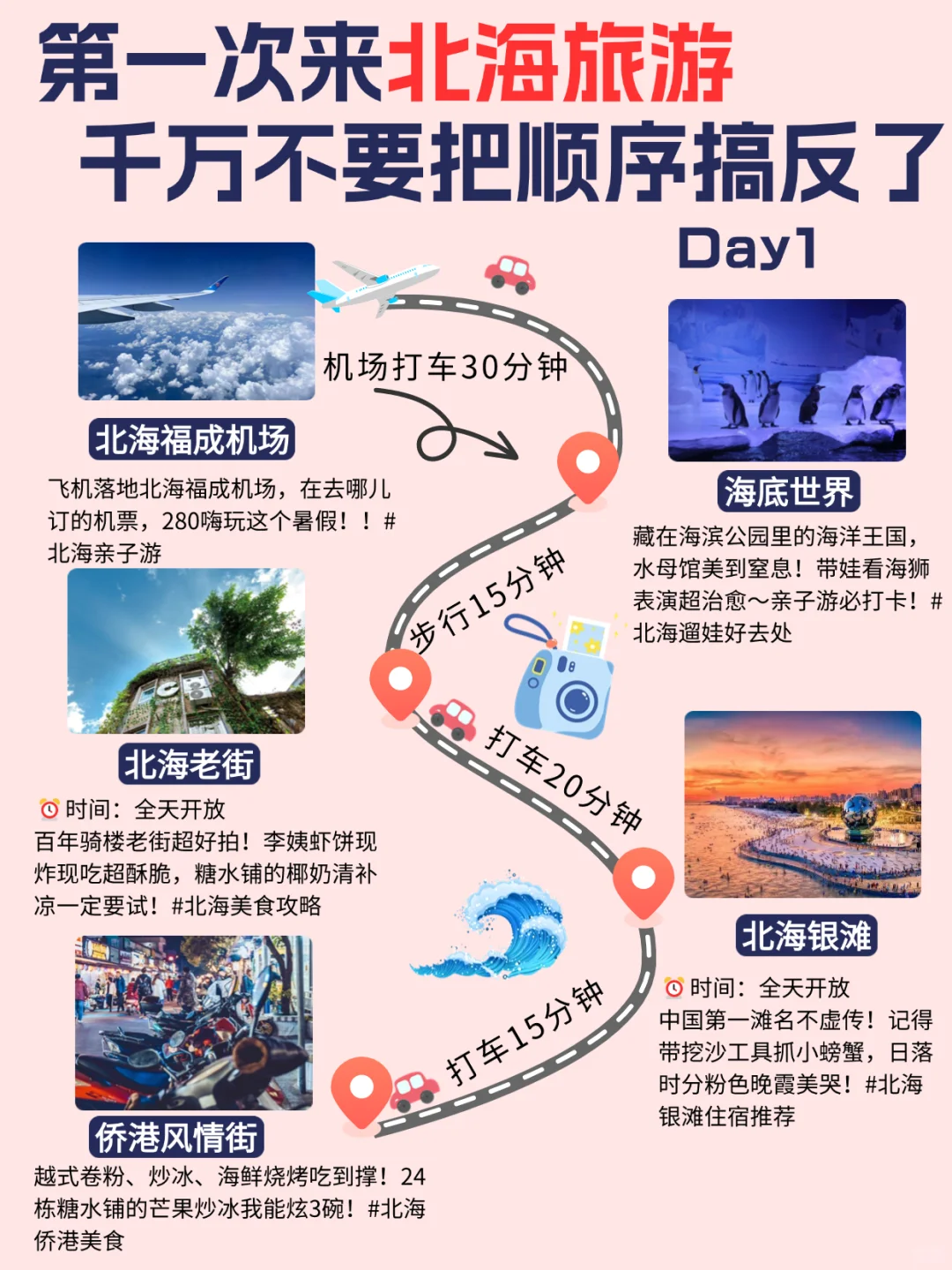 北海旅游攻略！必打卡景点+低价机票