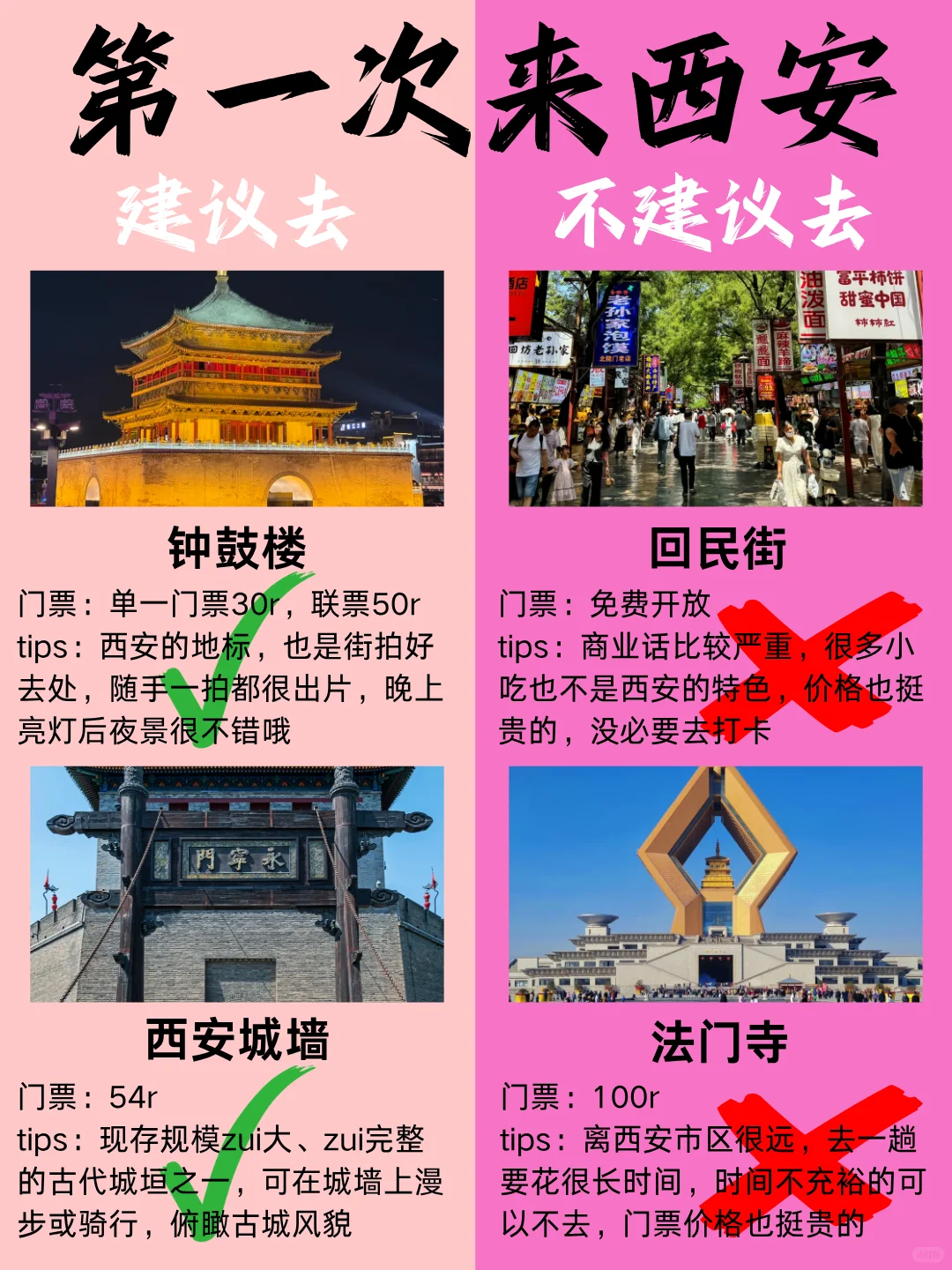 7-8月西安新版攻略，建议去🆚不建议去