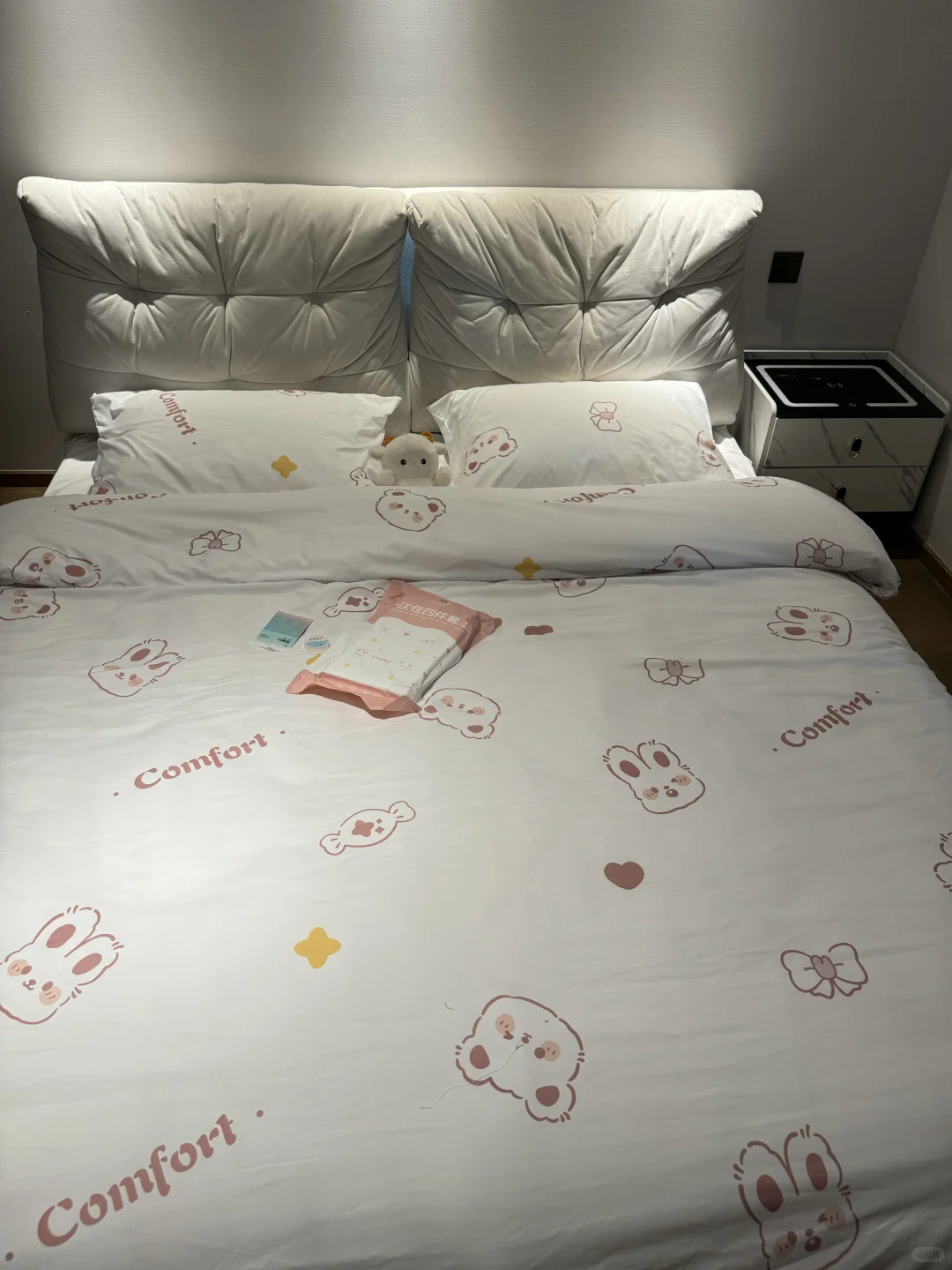 住酒店，都带一次性四件套怎么不早说啊😭