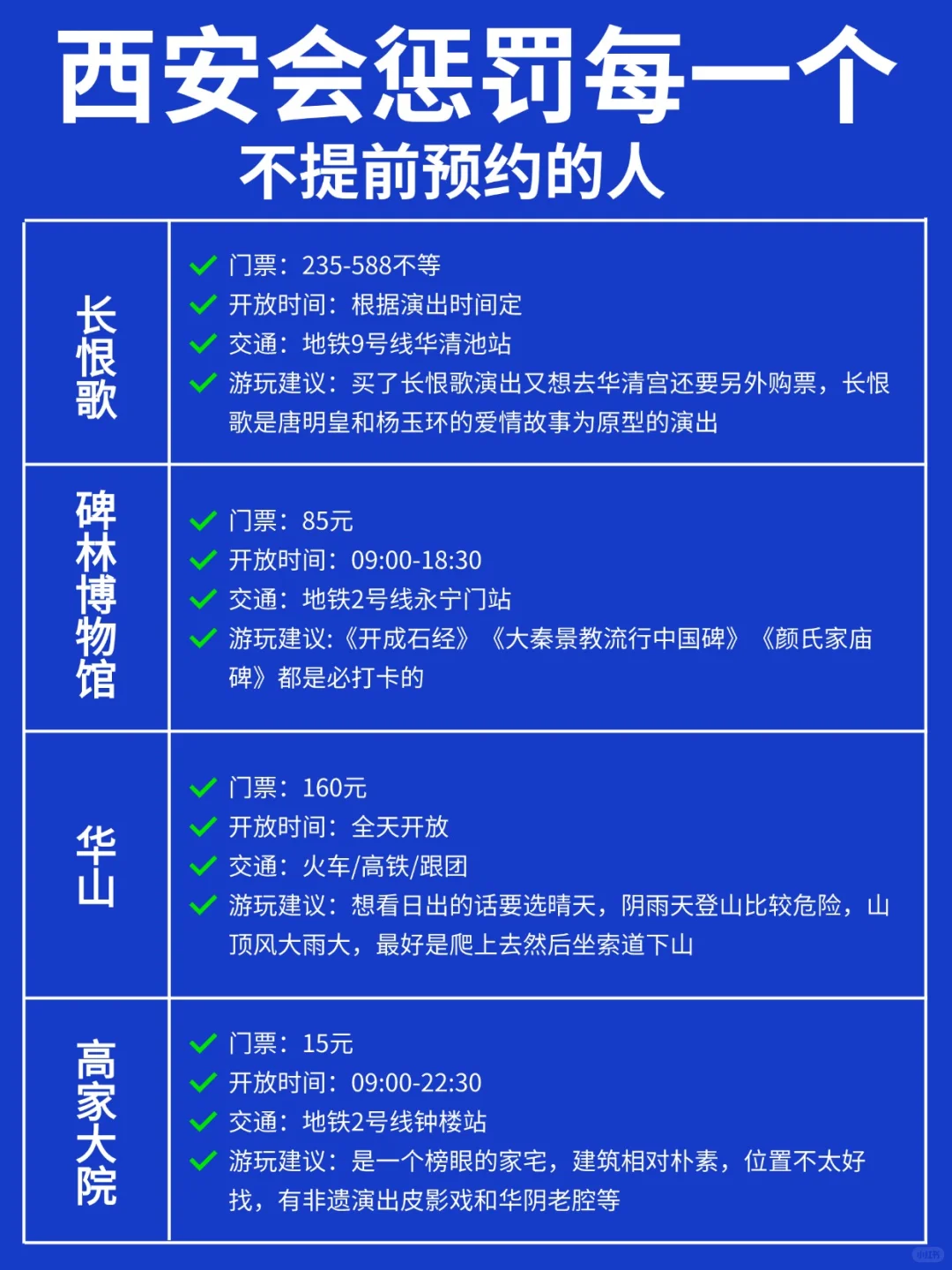 太全了！来西安旅游一定要提前预约……