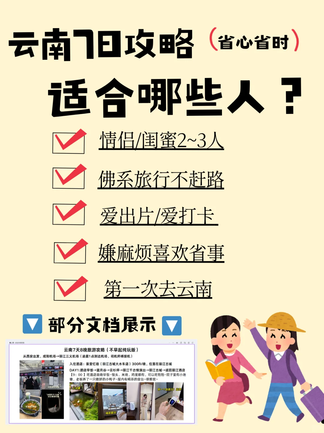 云南旅游攻略7天8晚 人均5k