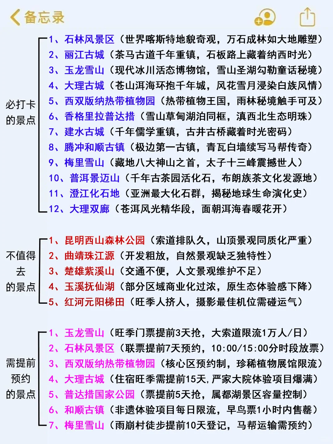 请听劝。。8-9月去云南的姐妹们（认真看完