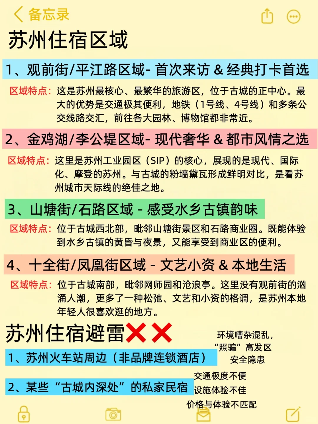 去了苏州4次，要去的一定要听劝！！！