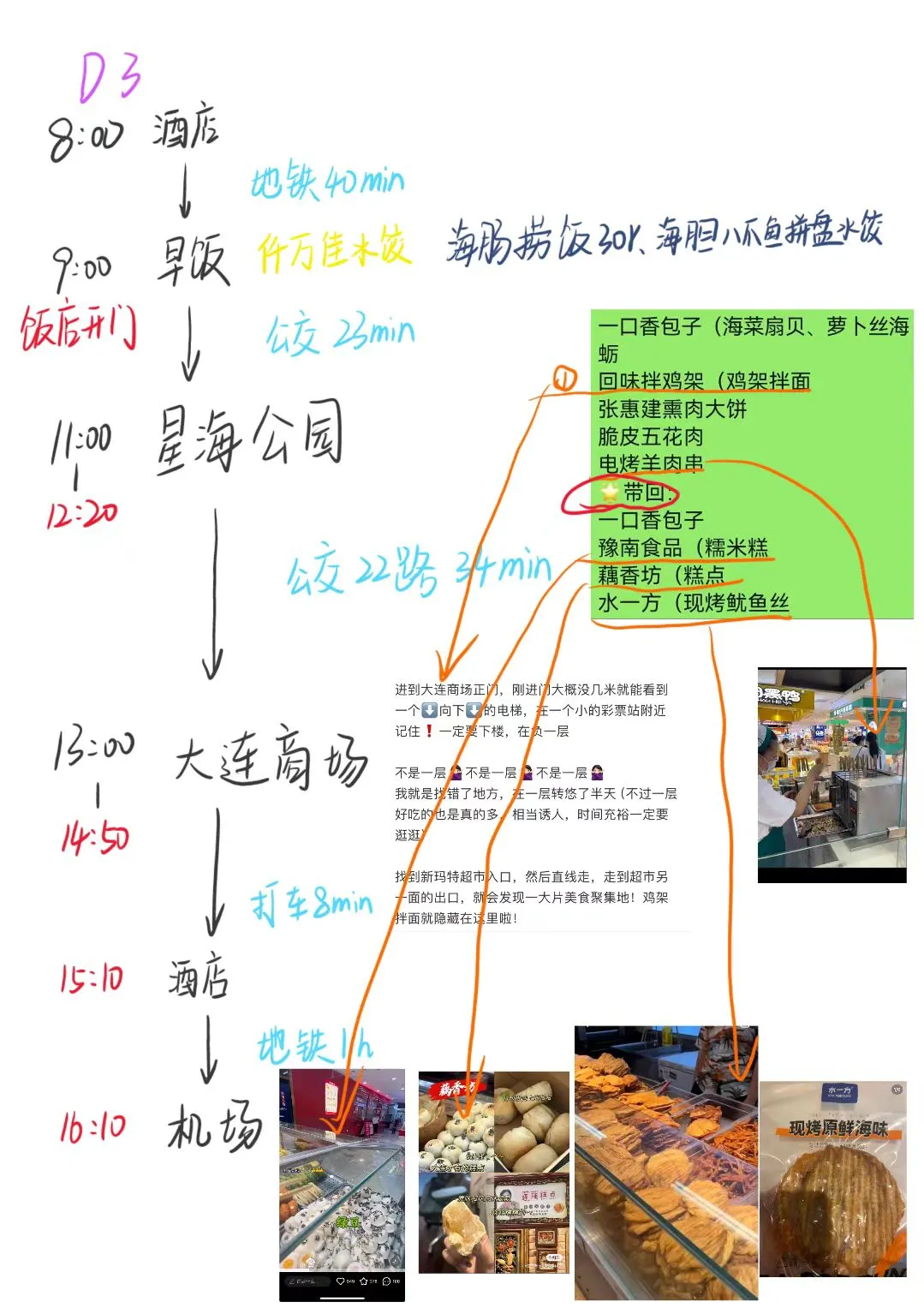 给爸妈做的｜三天三晚大连旅游攻略✨