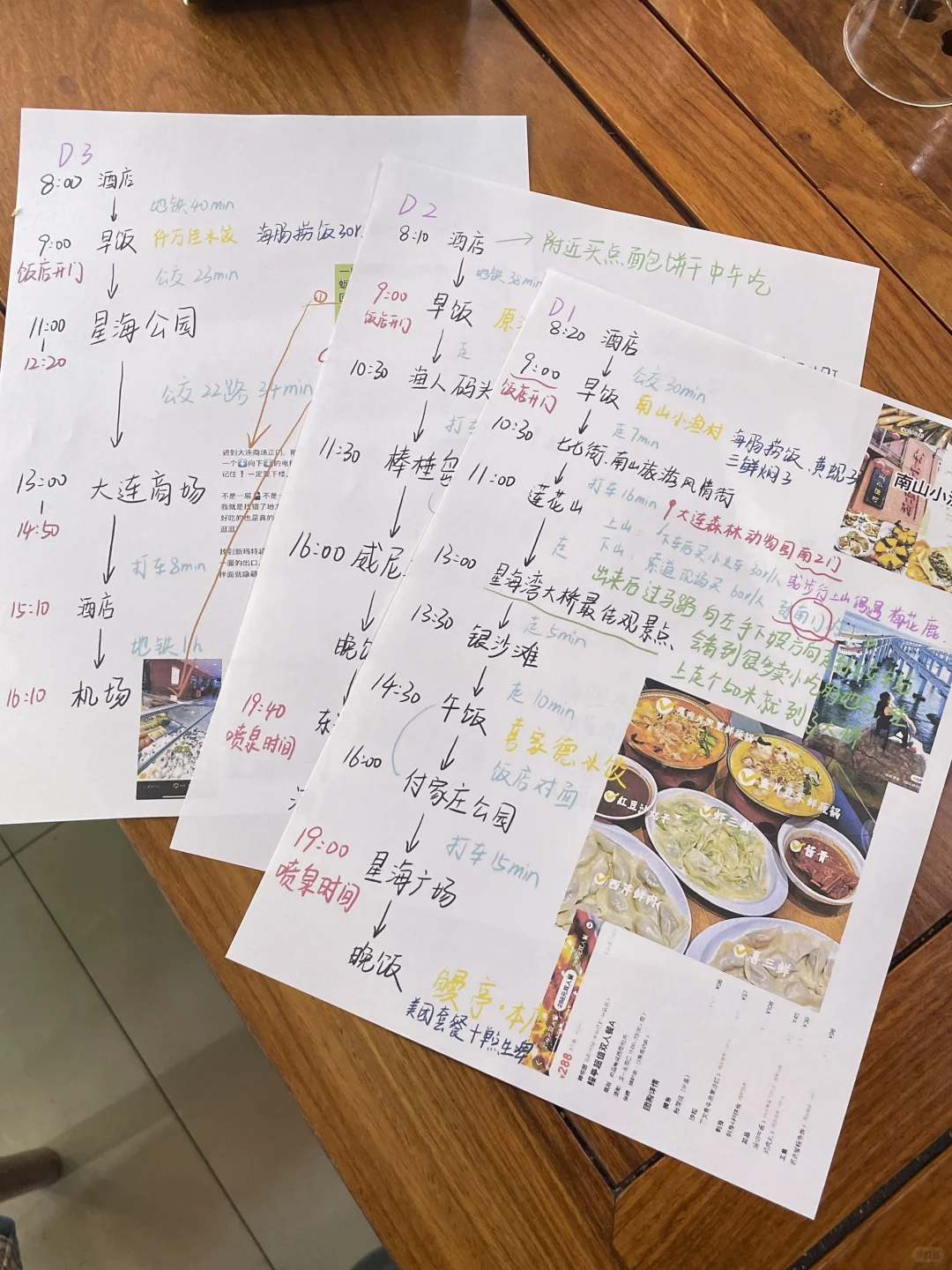 给爸妈做的｜三天三晚大连旅游攻略✨