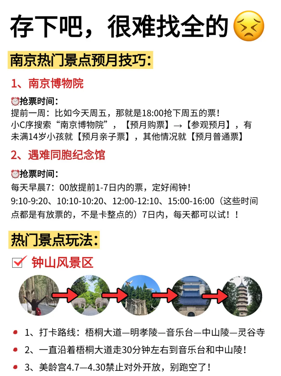 南京旅游攻略,真心提醒4-5月来南京的姐妹👭