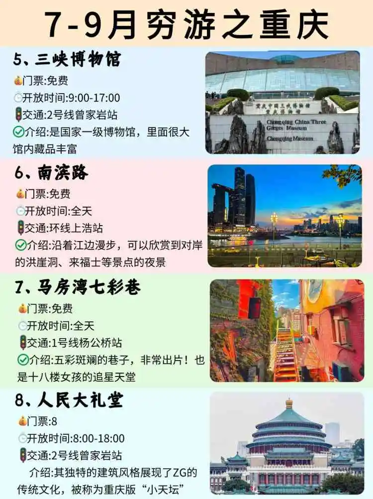 7-9月适合穷游的城市，你去过几个？