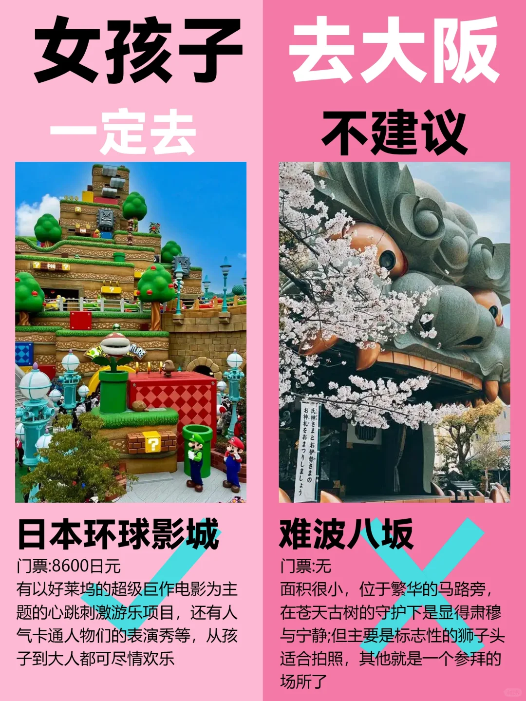 计划近期去大阪的姐妹👭认真看完再去✅