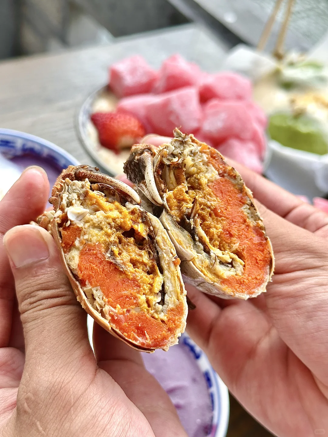 在南京，秦淮河边，6.8一份的漂亮甜品！