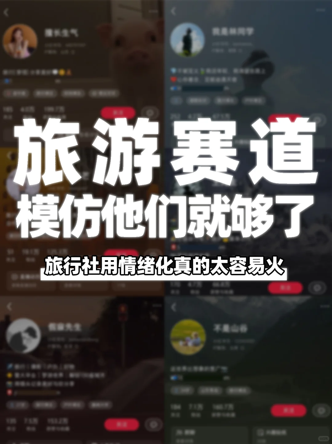 用情绪化做旅行社真的很容易🔥