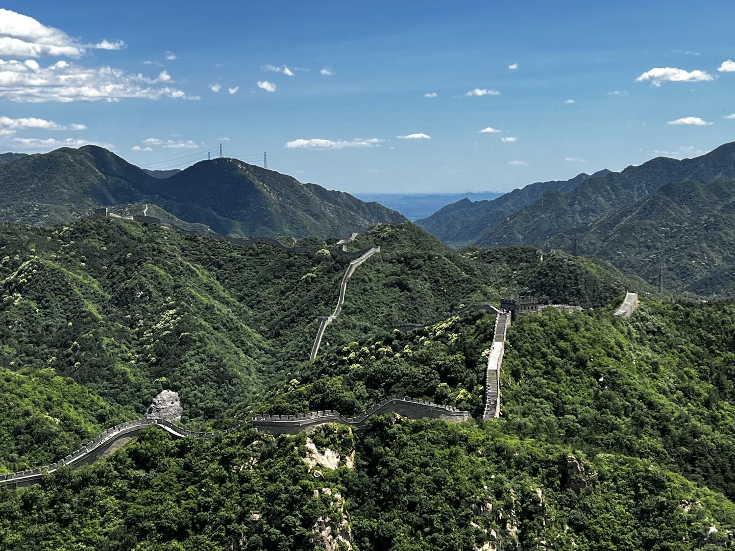 🏞️长城最高点的风景真的很好