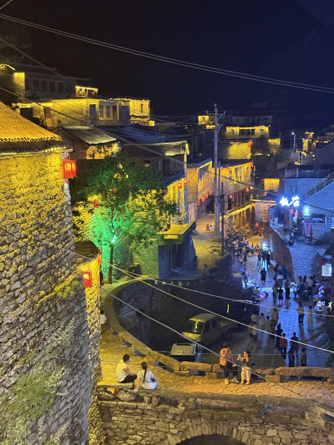 邯郸周边游｜大洼村夜景美到像丽江！