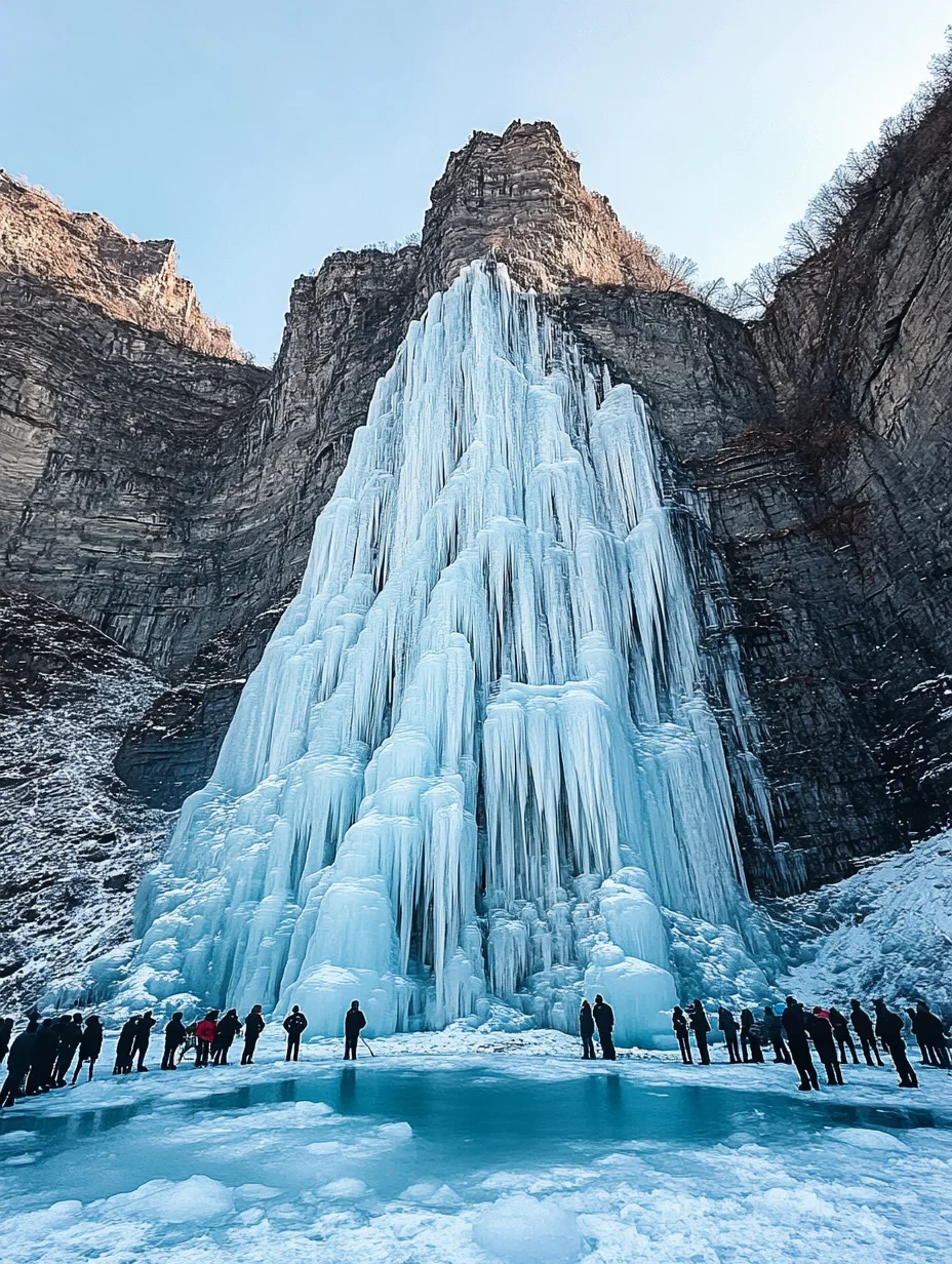 《山西通天峡｜比冰岛还美的冬日冰瀑秘境》