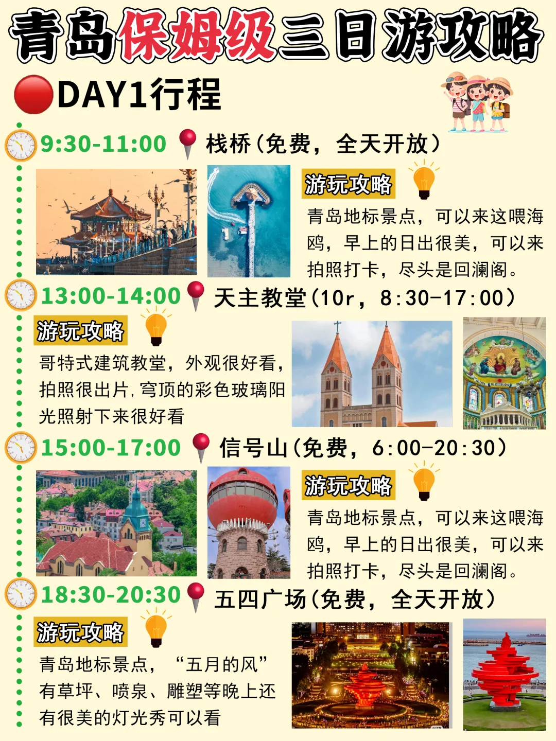 青岛3⃣️天2⃣️夜攻略❗看完不踩雷