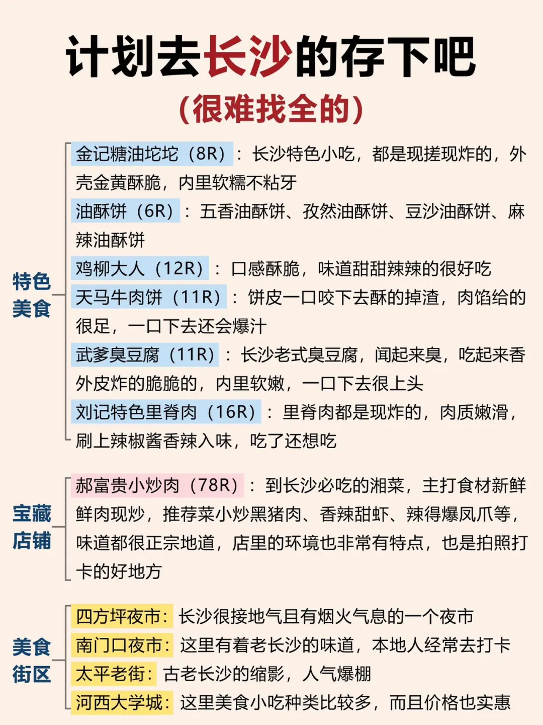 写给1-2🈷️去长沙的姐妹👭超全避雷攻略