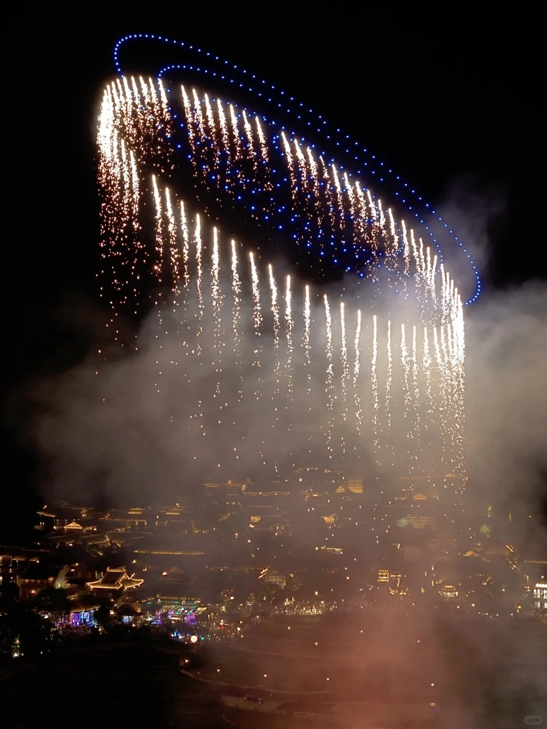 不愧是《国家地理》推荐的寨子，夜景太绝了