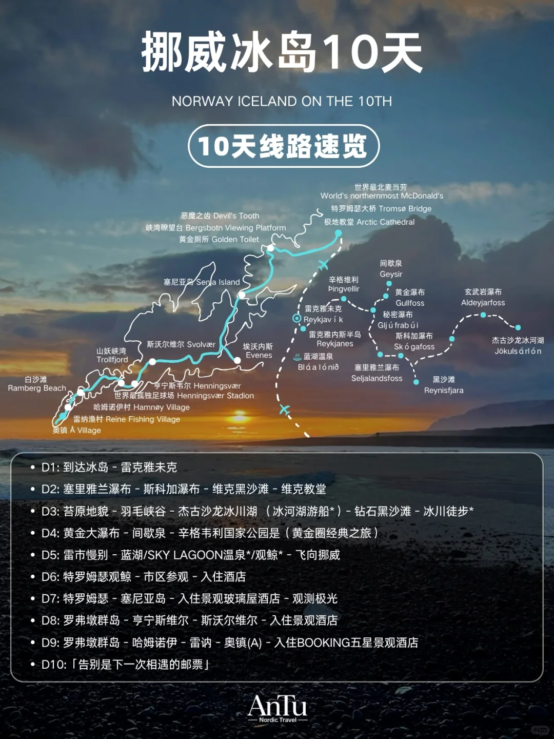 北欧双国十日游｜冰岛➕挪威追光者的终极梦想