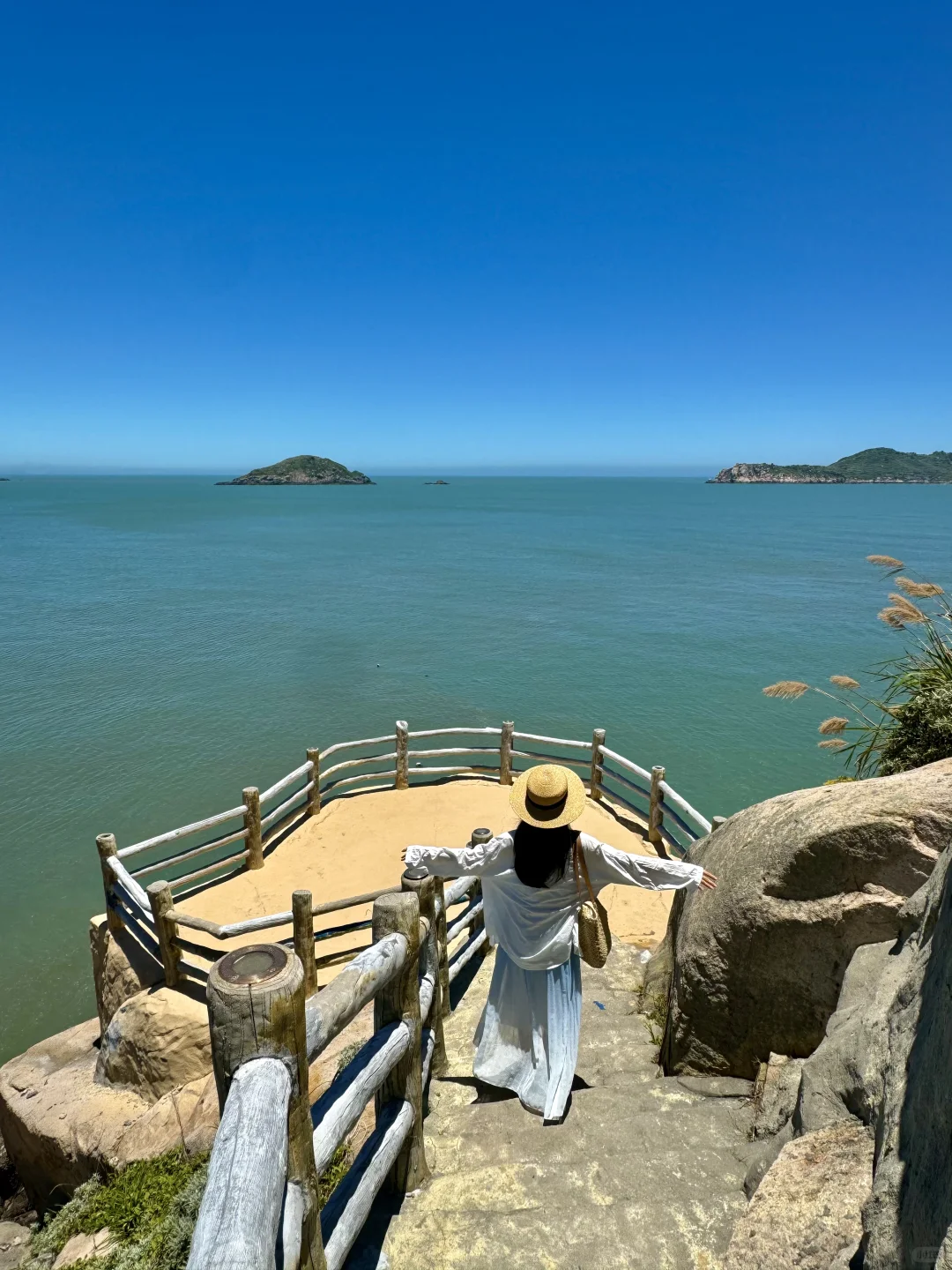 晴天的南麂岛太美了,独享整座岛!