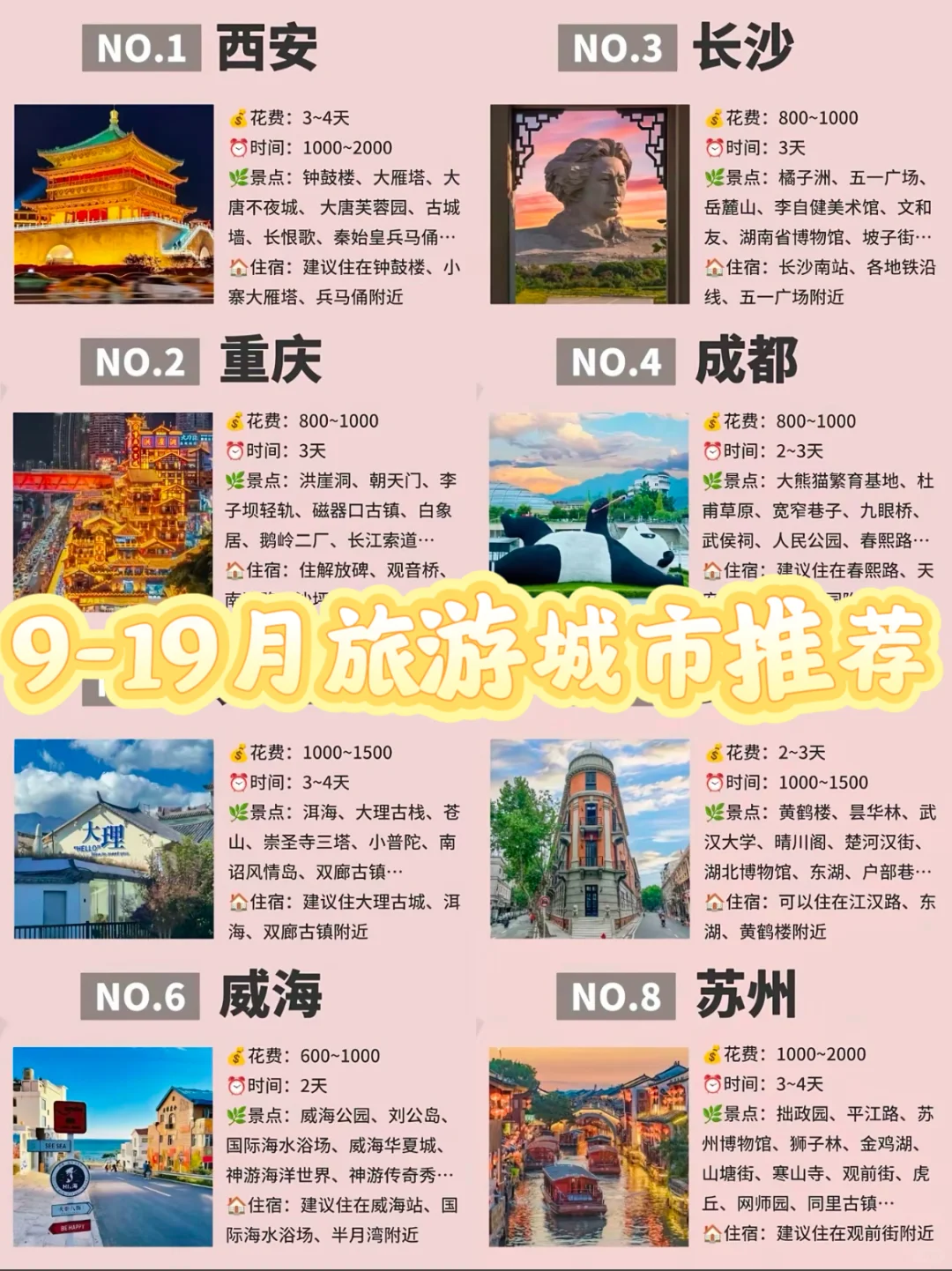 ✈️超实用国内旅行地推荐