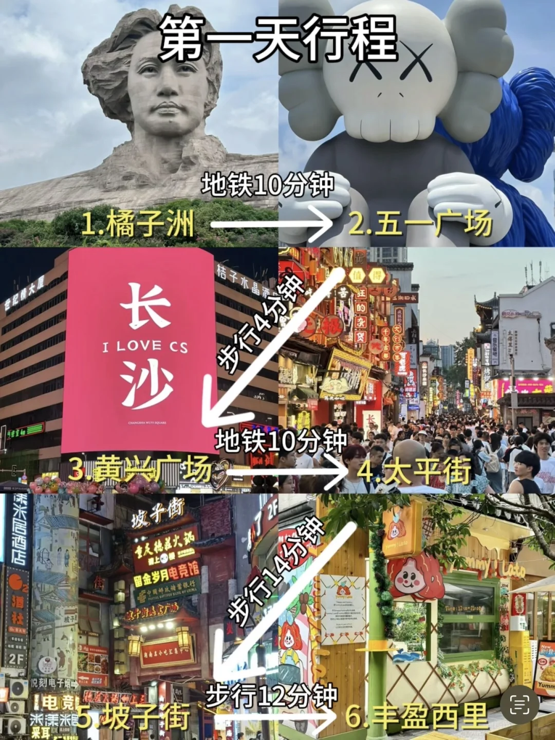 确定了！9.20去长沙！详细版攻略做好了。。。