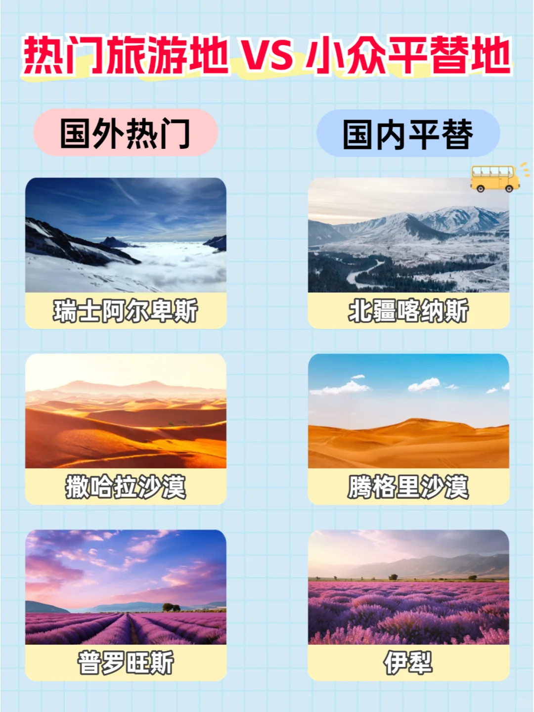 赢麻了！国外热门旅游地🆚国内小众平替版