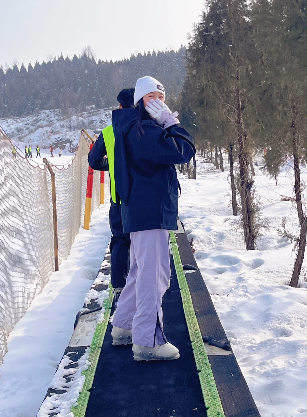 好美，好爽，好冷