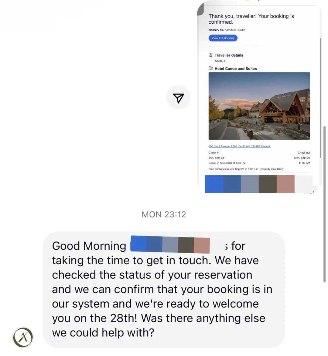 第三方预定国外酒店一定要发邮件确认❗