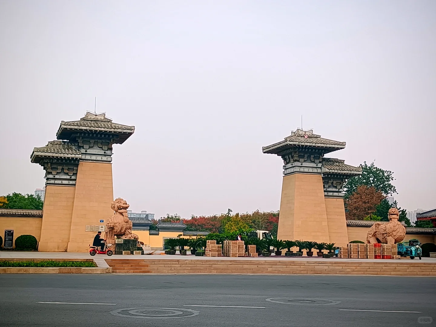 邯郸赵苑公园，赵武灵王胡服骑射处